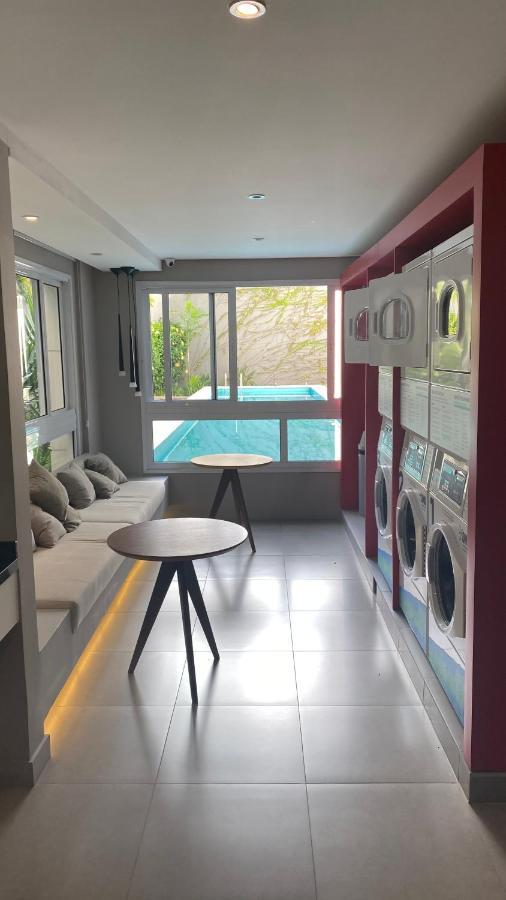 Flat De Luxo Centro Sp Com Piscina,Academia,Lavanderia,Garagem E Seguranca 24H San Paolo Esterno foto