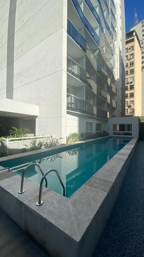 Flat De Luxo Centro Sp Com Piscina,Academia,Lavanderia,Garagem E Seguranca 24H San Paolo Esterno foto