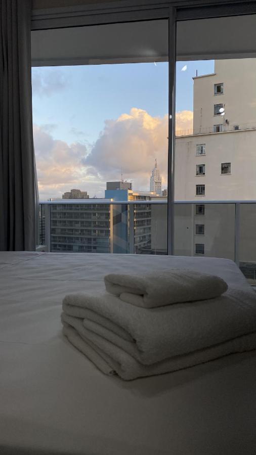 Flat De Luxo Centro Sp Com Piscina,Academia,Lavanderia,Garagem E Seguranca 24H San Paolo Esterno foto