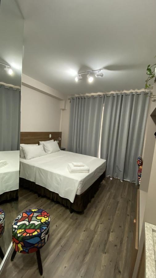 Flat De Luxo Centro Sp Com Piscina,Academia,Lavanderia,Garagem E Seguranca 24H San Paolo Esterno foto